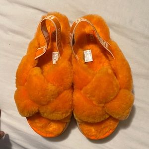 I don’t wear them! Super fluffy and comfortable platform uggs